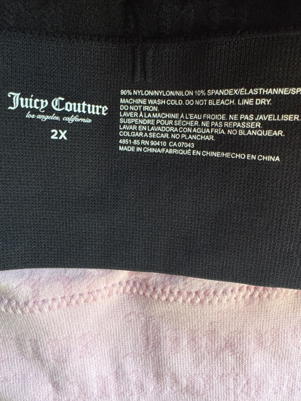 NWT JUICY COUTURE INTIMATE 2 BRA SET PINK & BLACK JUICY!! - Picture 5 of 5